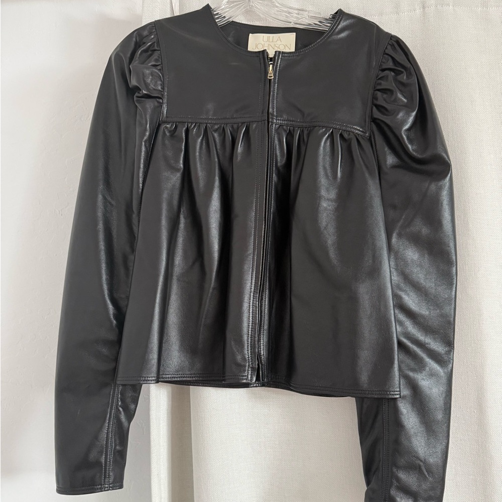 Ulla Johnson black Leather Jacket